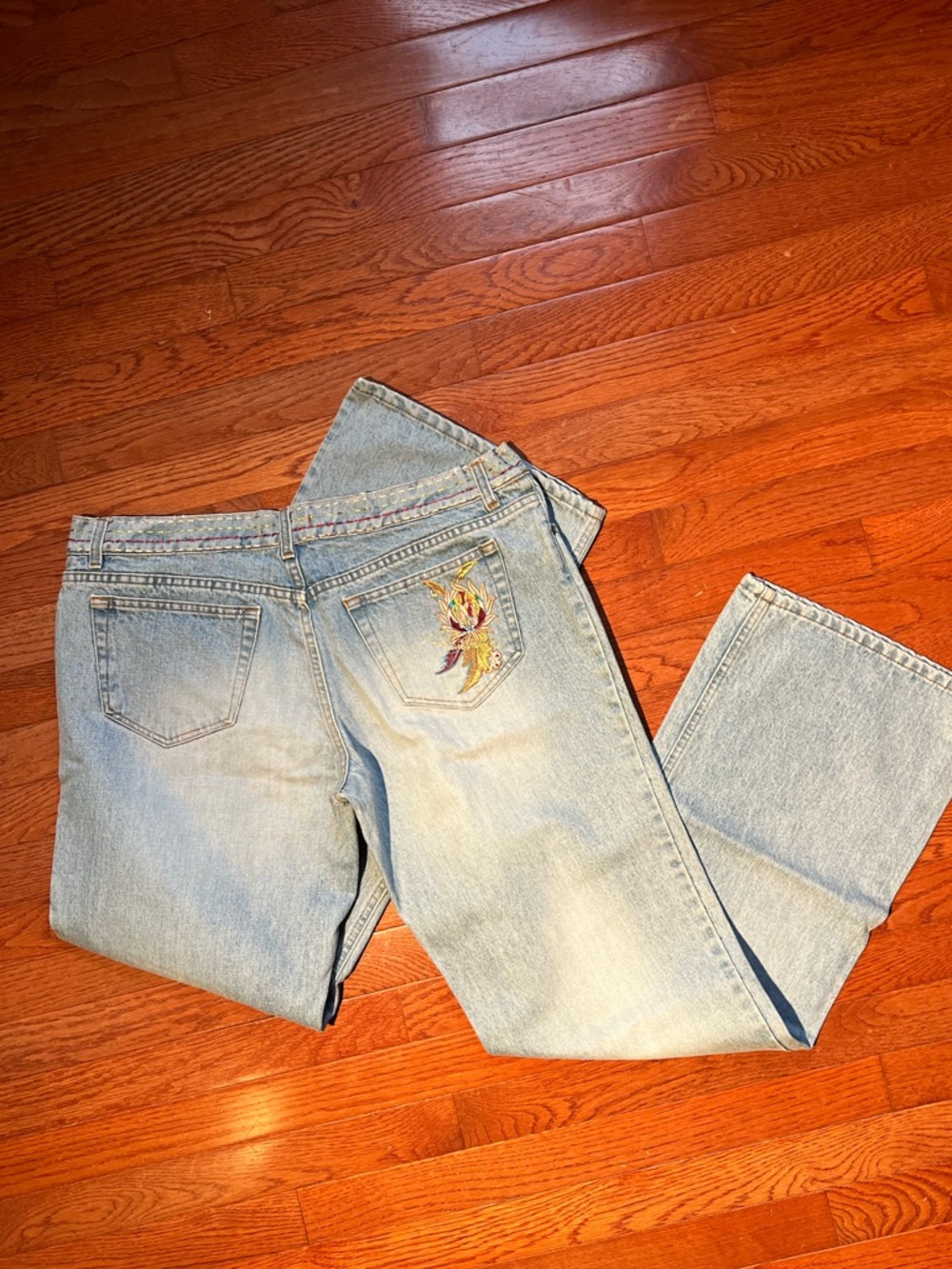 Roberto Cavalli Embroidered Jeans